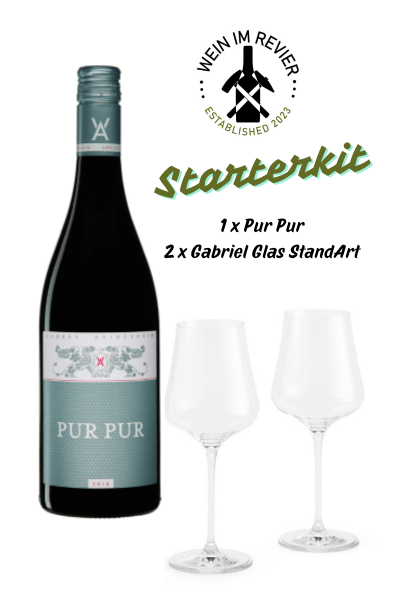 Starterkit rot Pur Pur Gabriel Glas Standart