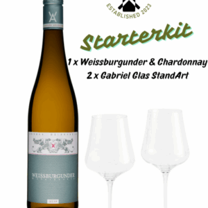 Starterkit weiss Weissburgunder & Chardonnay Gabriel Glas