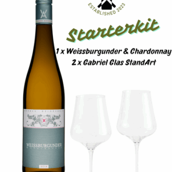 Starterkit weiss Weissburgunder & Chardonnay Gabriel Glas