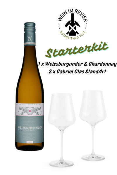 Starterkit weiss Weissburgunder & Chardonnay Gabriel Glas